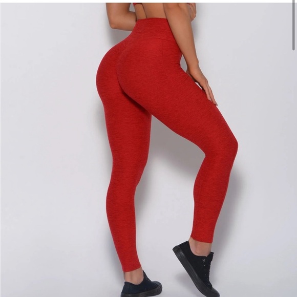Bombshell Sportswear Countour Leggings in Red | Medium - Picture 2 of 4